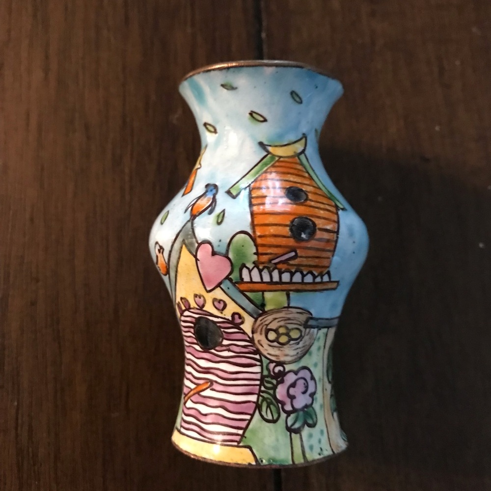 Miniature Empress arts vase